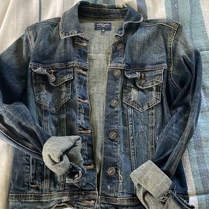 Dark Denim Cropped Jacket